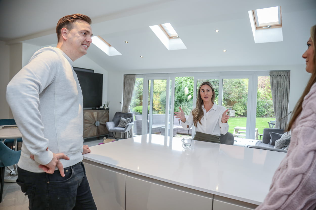 Speaking in the kitchen