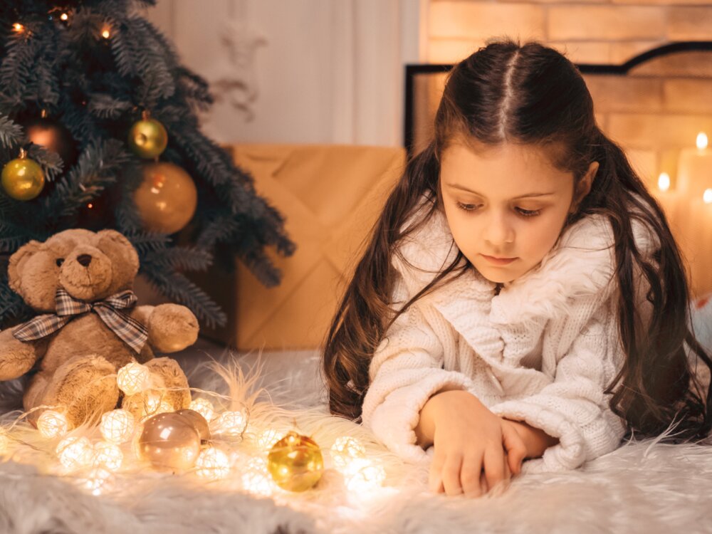 Child on xmas