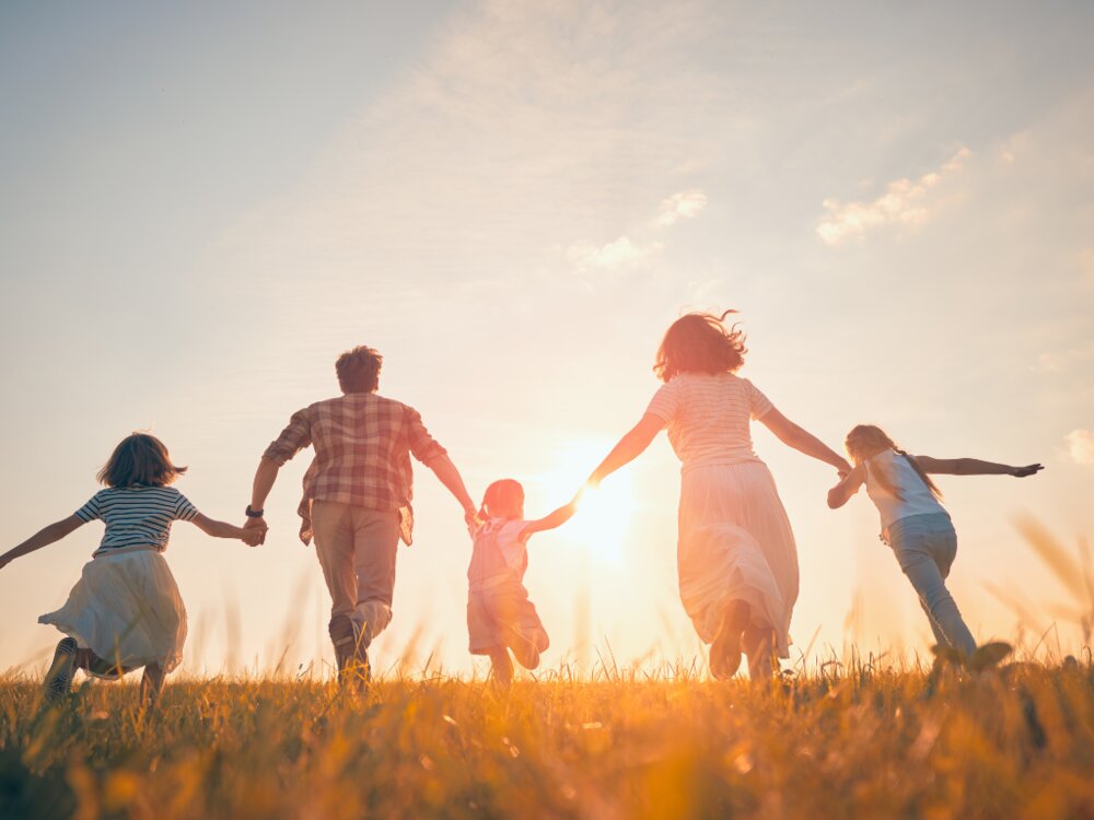 Family running
