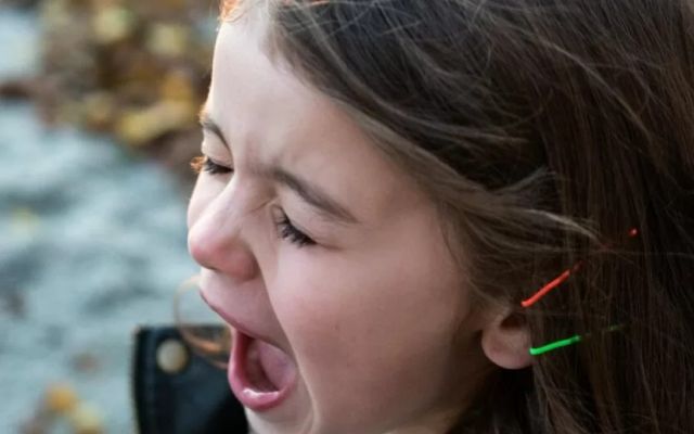 Child shouting